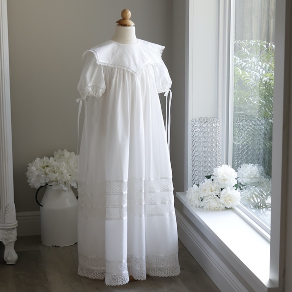 Strasburg Dress ORIGINAL White Heirloom Bella Collection Flower Girl LIKE NEW!! - Picture 10 of 11